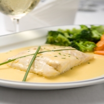 Filets de poisson à la sauce blanche Filets de poisson à la sauce blanche